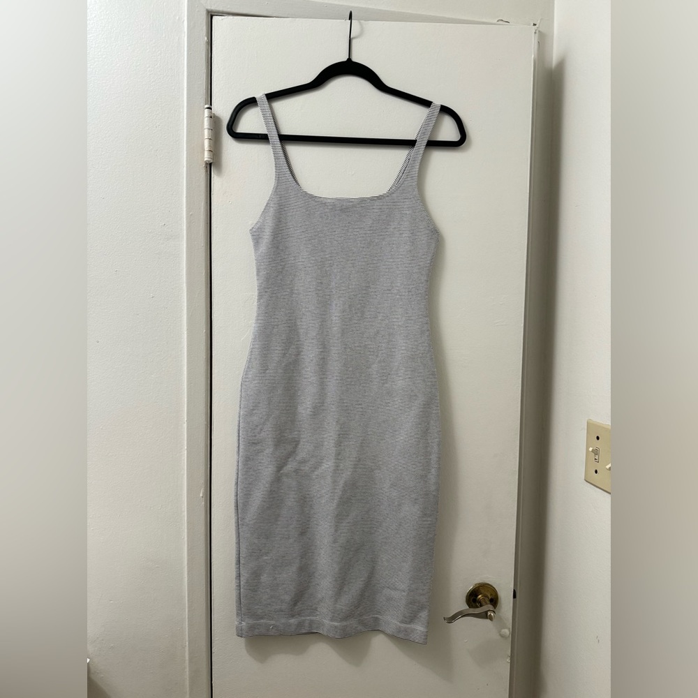 Zara, Pinstriped Dress, Size Large